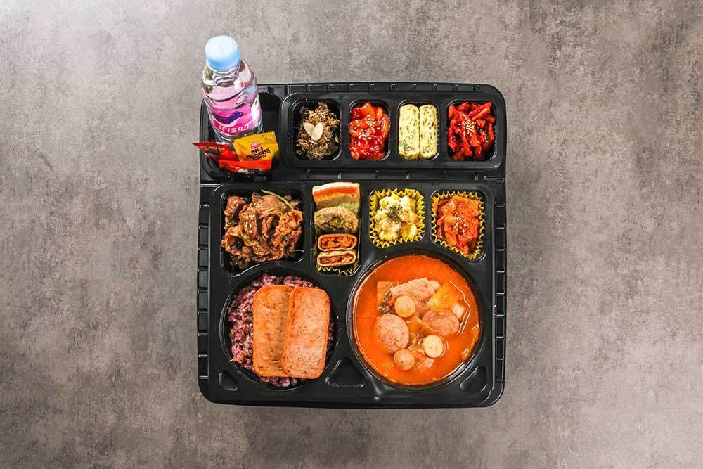 부대찌개+직화불고기도시락