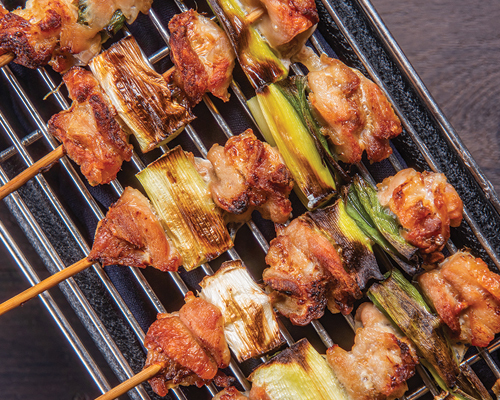 직화닭꼬치